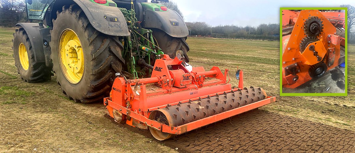 An Example of a Refurbished Blec 2.6 Stone Burier Made By Hallmarket