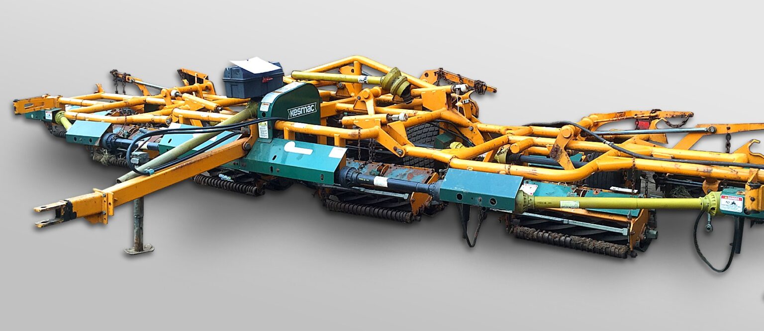 Used Kesmac 11 Gang Waiting to be Re-Ground