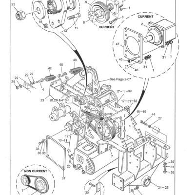 B100239 - Cutter Motor Mount Plate - Current from Serial No. 205