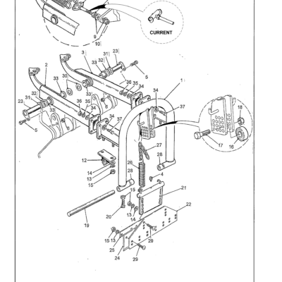 F020612 - Bolt 3/8 x 1 1/4. Carriage.