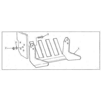 KR16003 - Cutting Blade 16 x 1/4 x 2 1/2 Straight 4 Finger